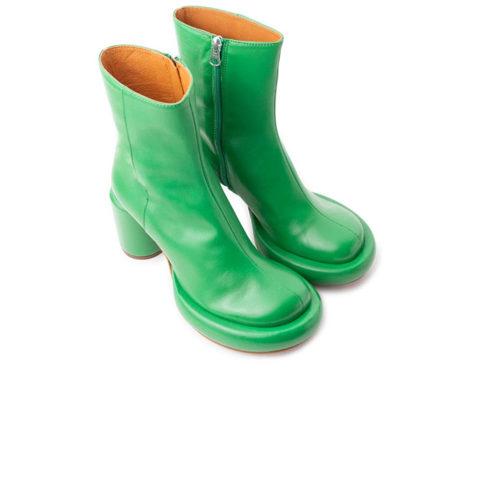 Weston Green Leather Boots